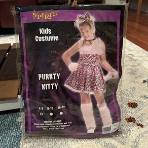 Kids Pink Cat Costume